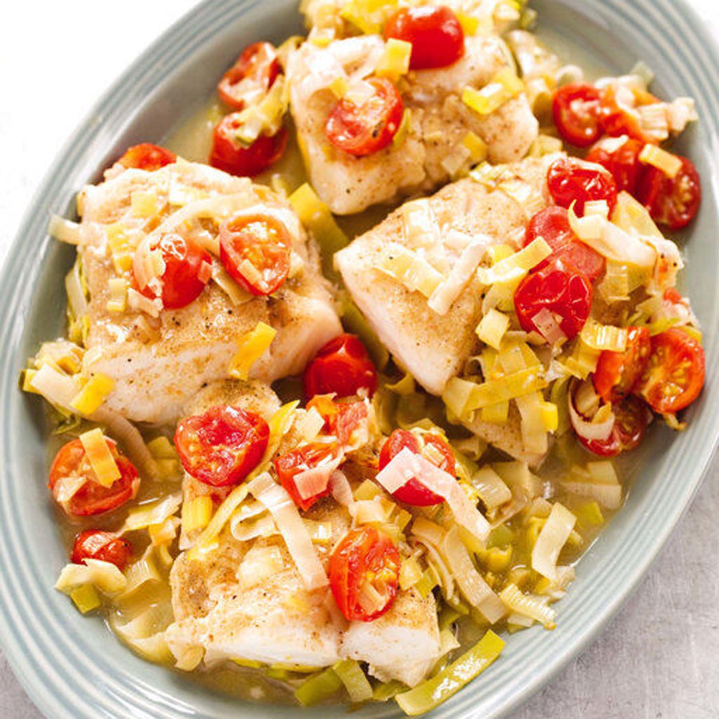 Braising cod
